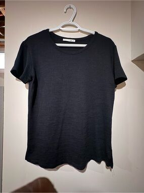 Wilfred Free Black Short-Sleeve Crewneck Tee